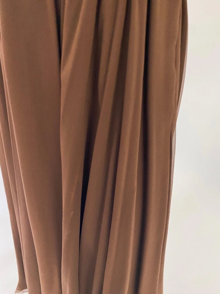 1970’s Halston Silk Chiffon Skirt and Halter Scarf Top