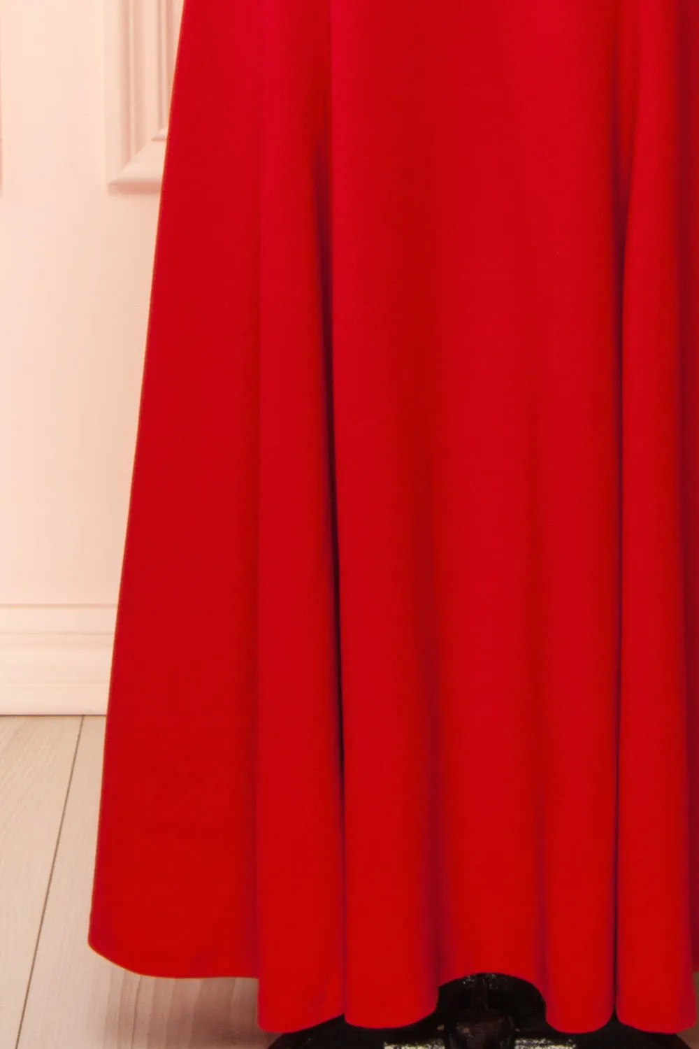 Aeji Red | Strapless Mermaid Dress with Corset Back