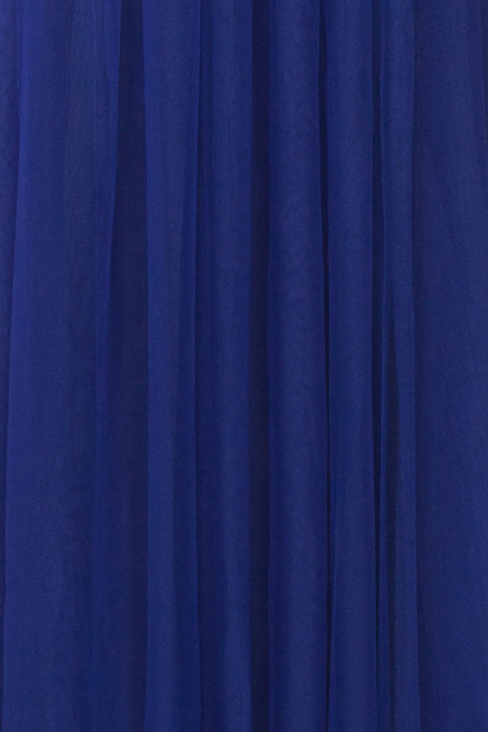 Aliki Navy | Mesh Maxi Dress