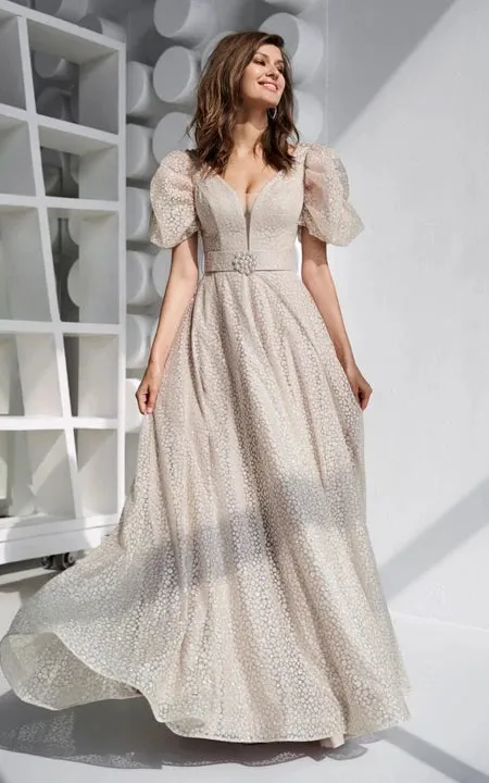 Casual Bateau-neck Short-sleeve A-line Dress