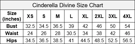 Cinderella Divine CF158 SIZE M ONLY