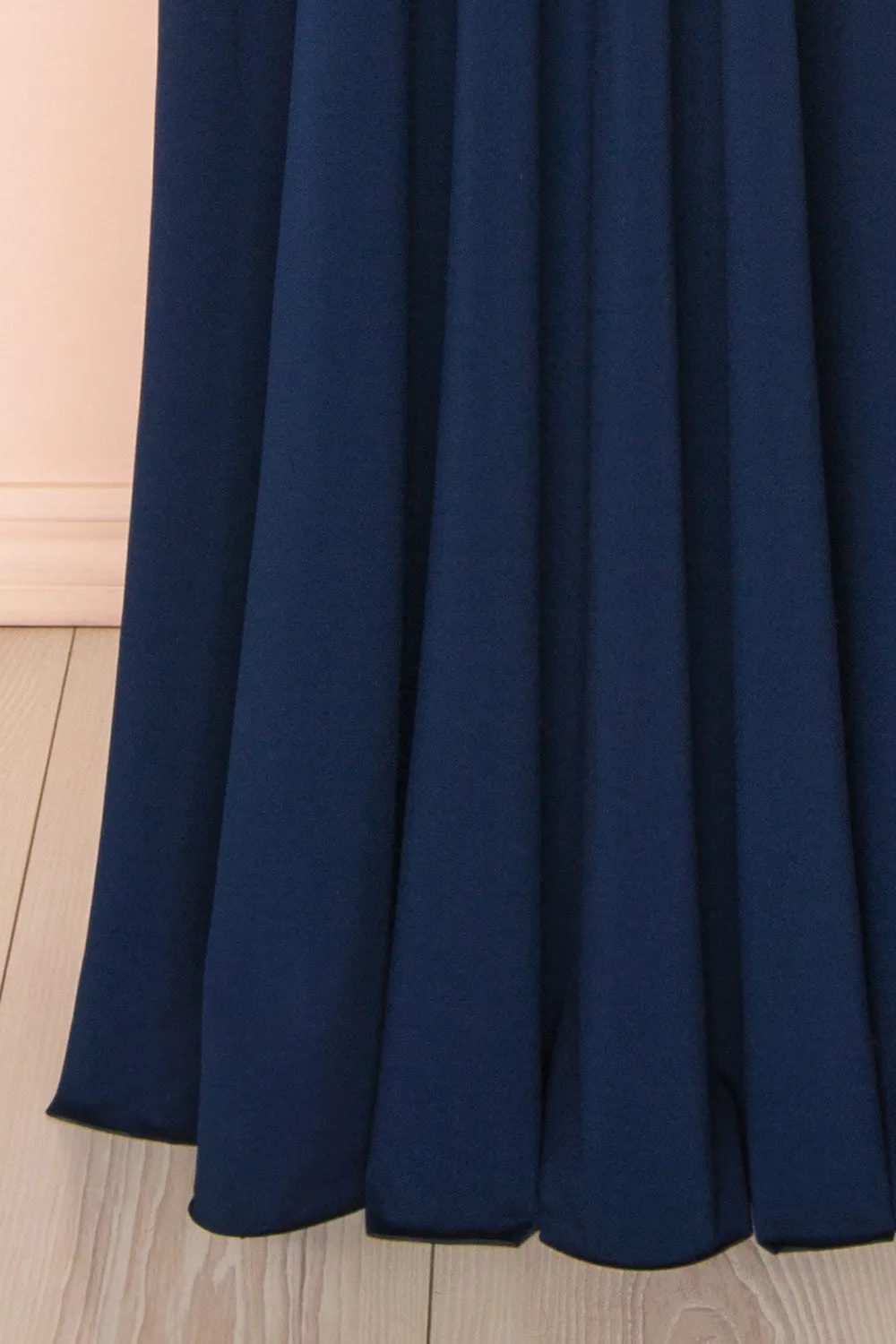 Elena Navy | Convertible Maxi Dress
