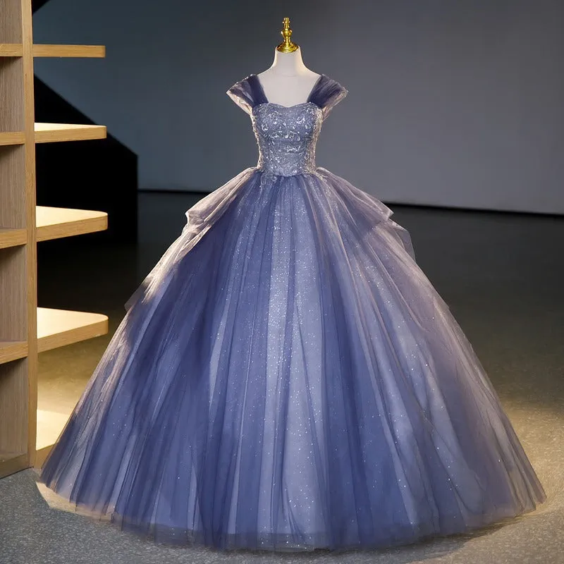 French Evening Dress 2025 New Arrival Puffy Dress for Solo Performance