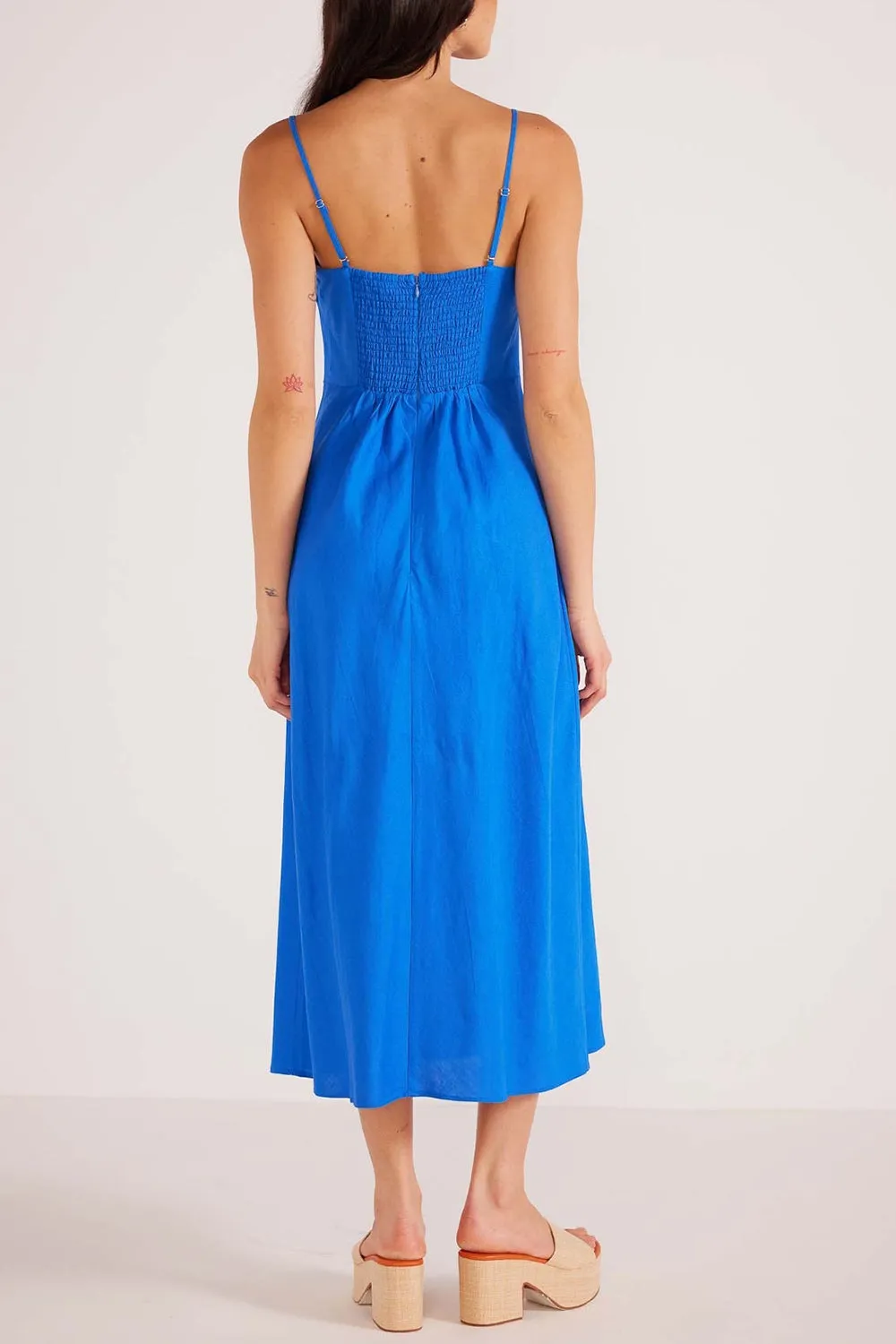 Juarez | Long Blue A-Line Dress