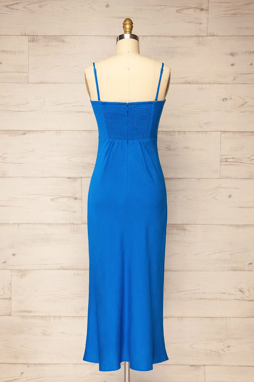 Juarez | Long Blue A-Line Dress