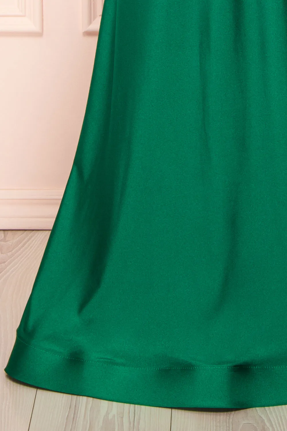 Kaya Green | Draped Mermaid Gown