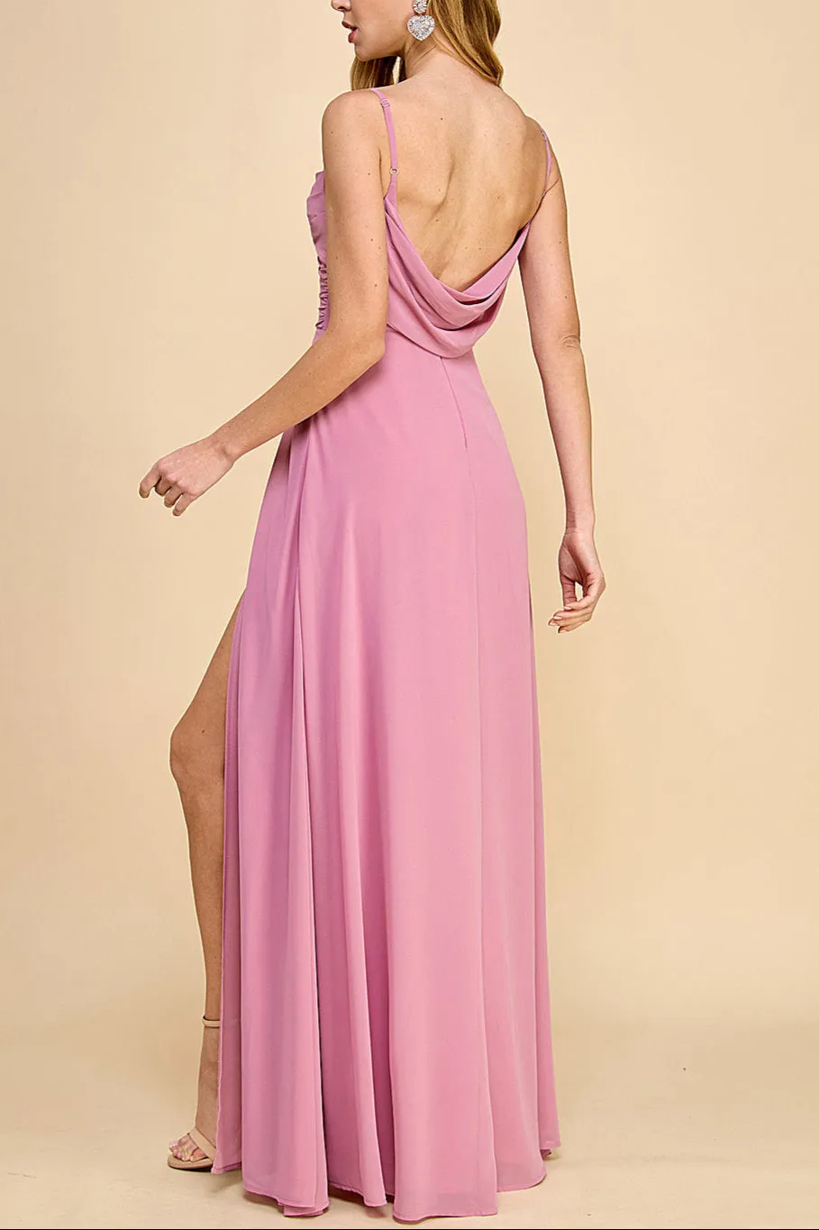 Kieran Green | A-Line Maxi Dress w/ Lace