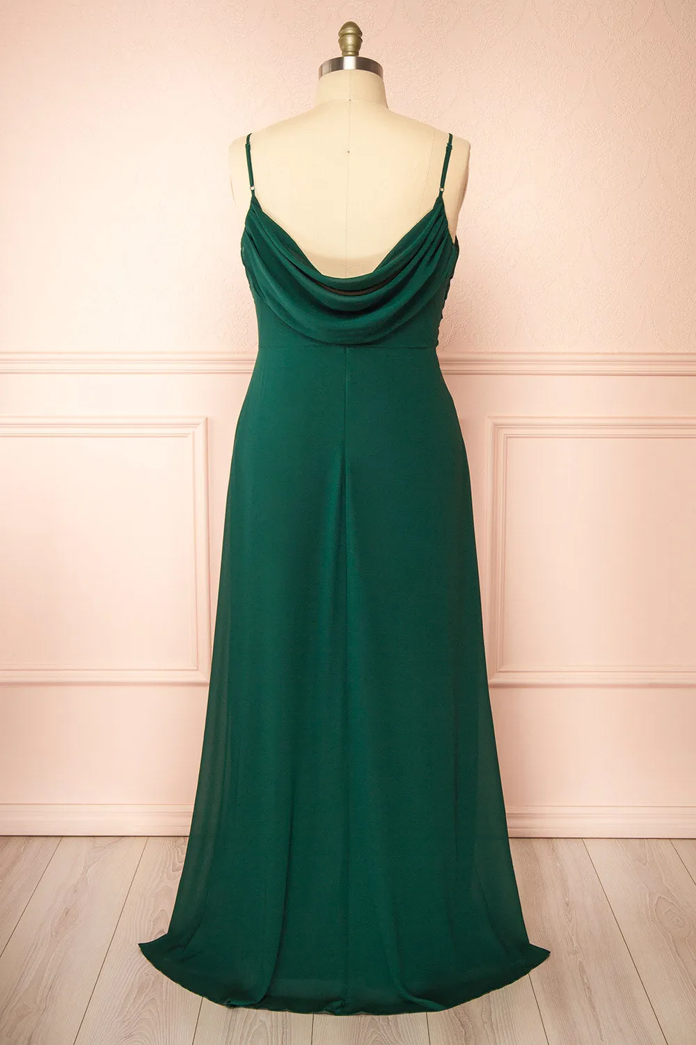 Kieran Green | A-Line Maxi Dress w/ Lace