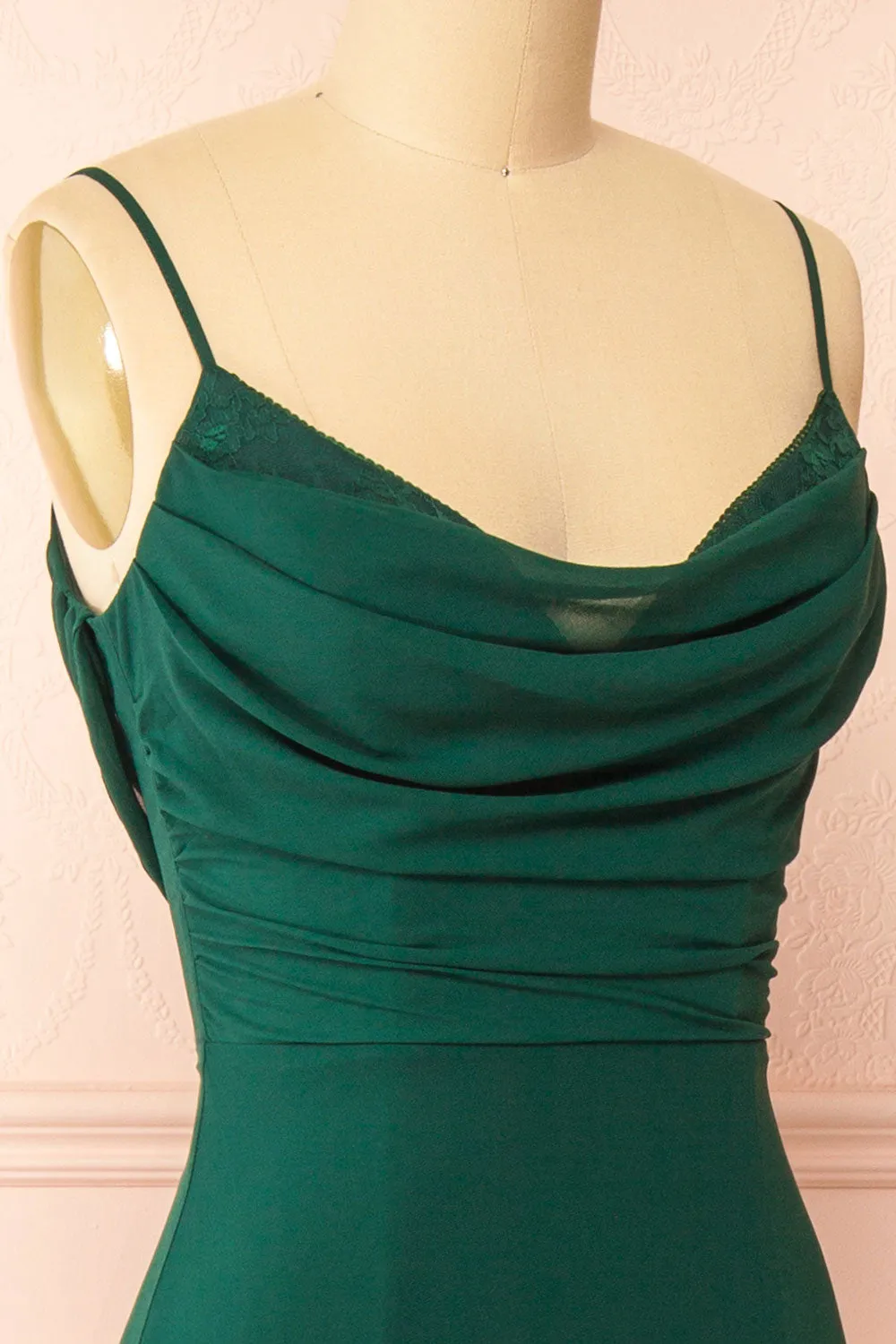 Kieran Green | A-Line Maxi Dress w/ Lace