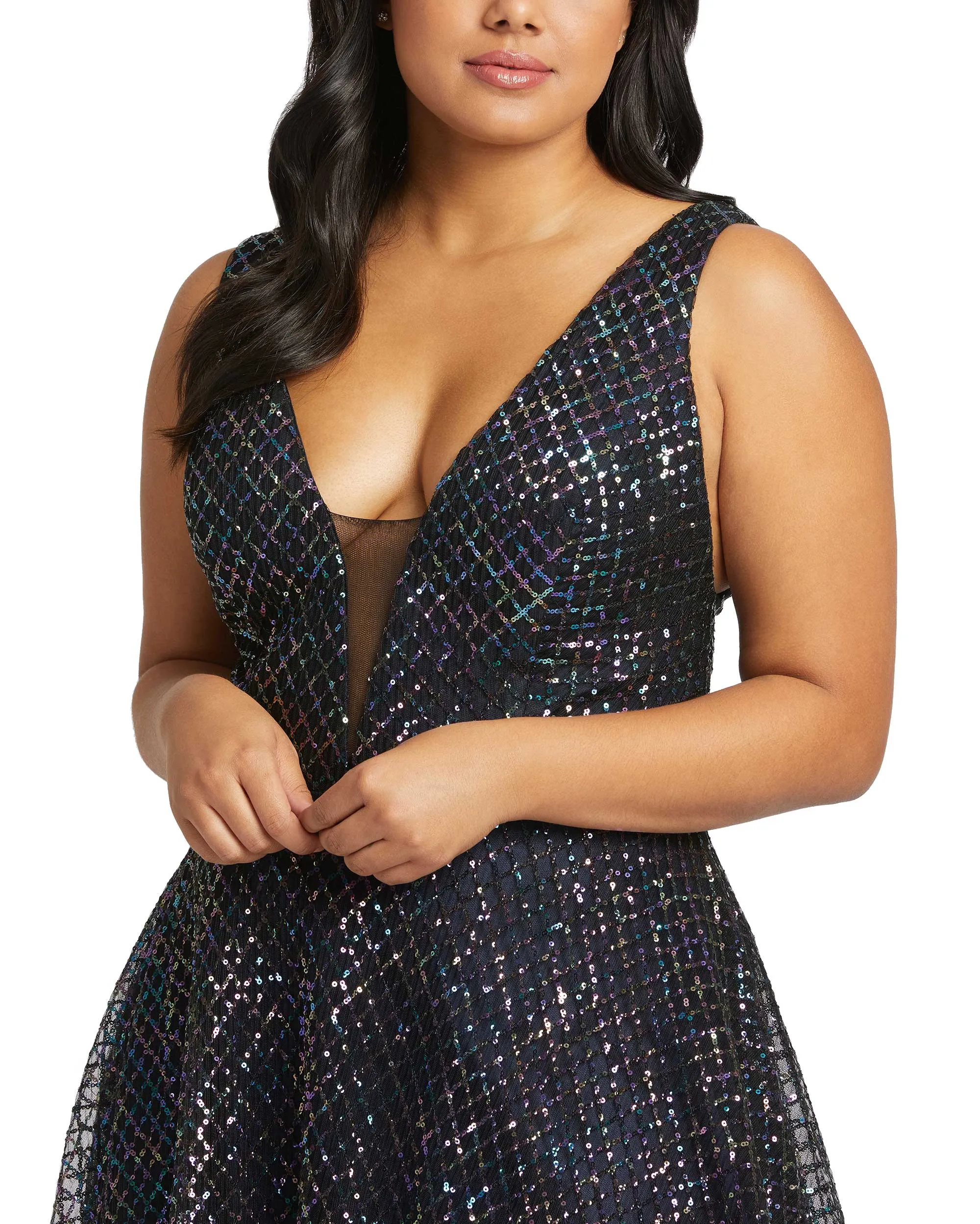 Mac Duggal 77717 SIZE 26W ONLY