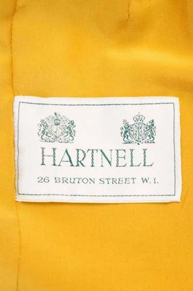Rare Norman Hartnell Gold Lame and Mink Dress and Coat