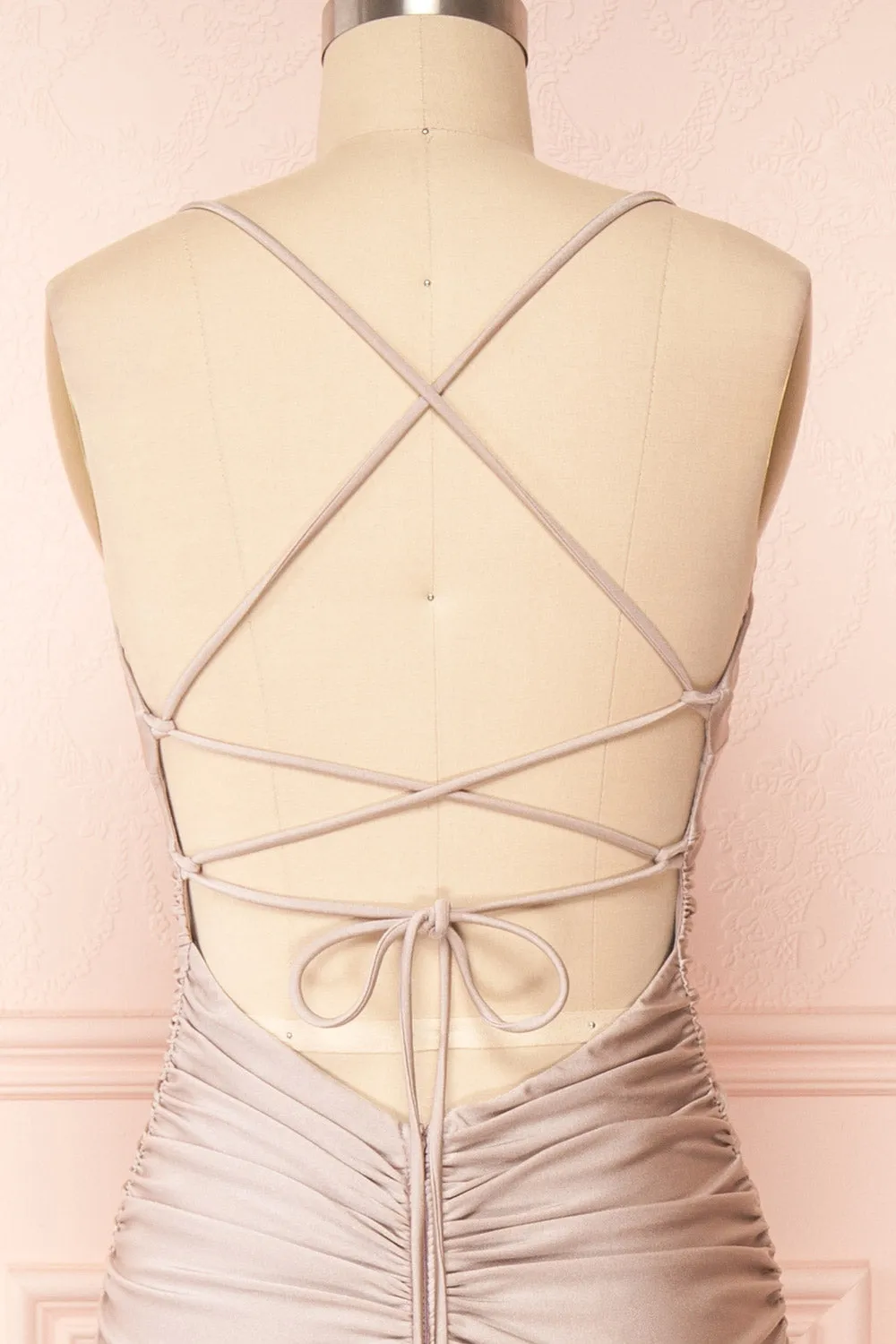 Sonia Taupe | Mermaid Maxi Dress w/ Slit