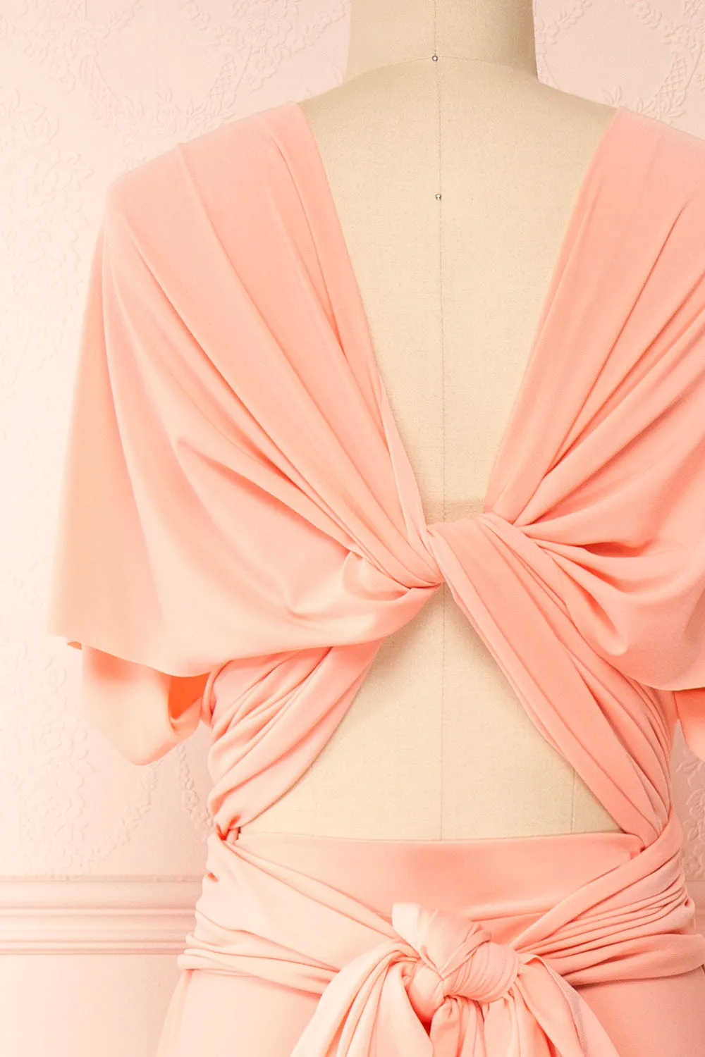 Violaine Coral | Convertible Maxi Dress
