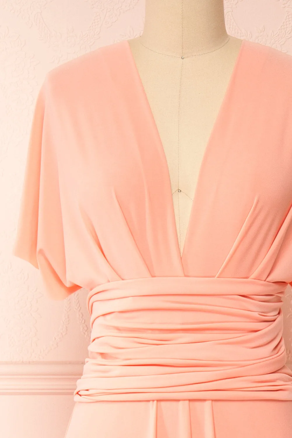 Violaine Coral | Convertible Maxi Dress