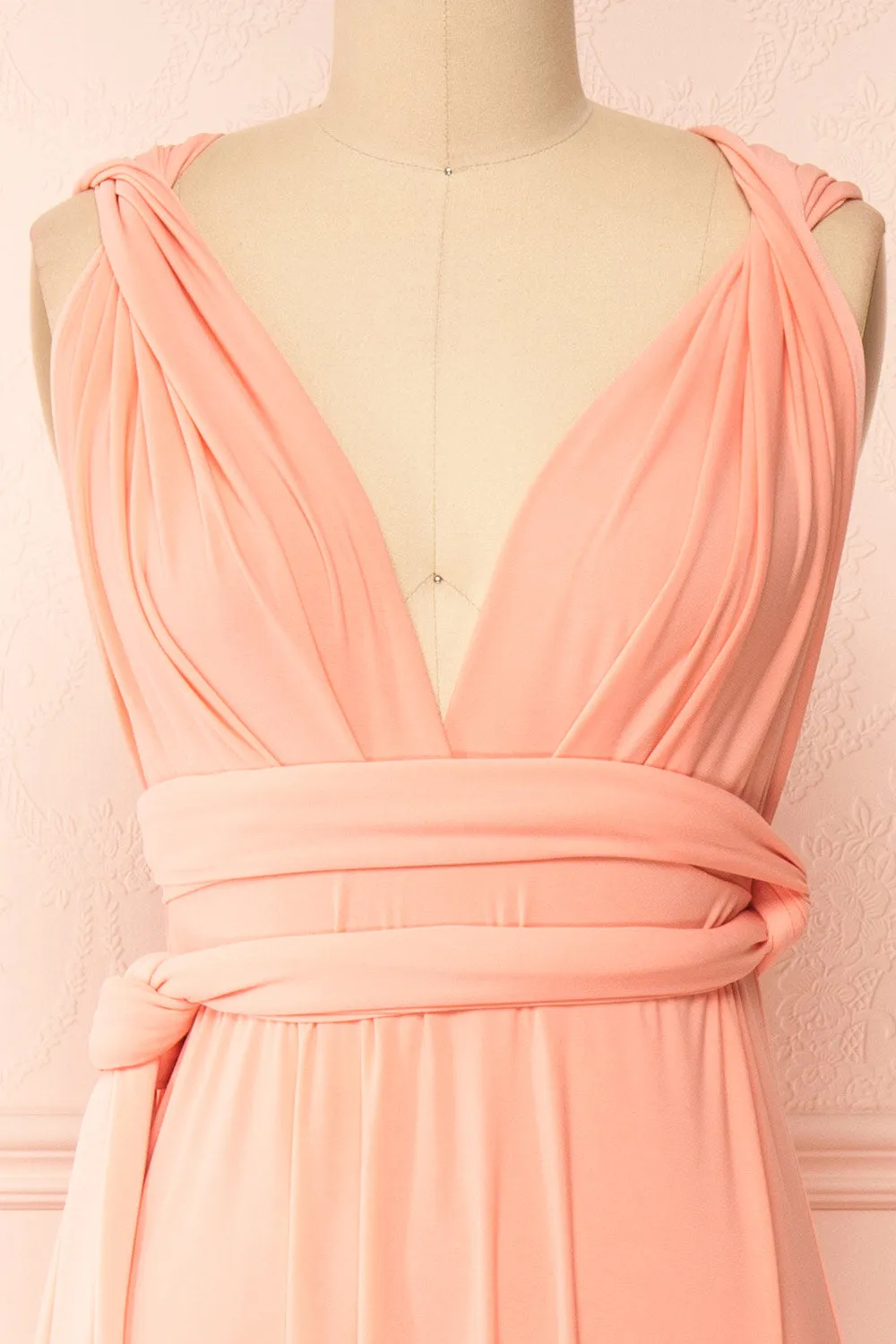 Violaine Coral | Convertible Maxi Dress