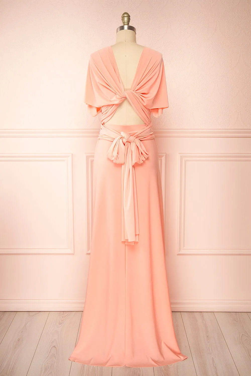 Violaine Coral | Convertible Maxi Dress
