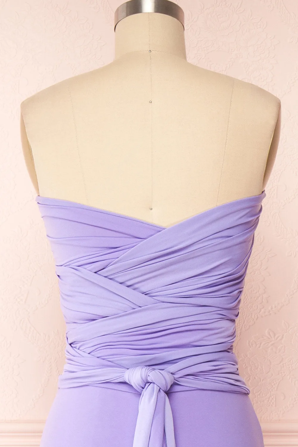 Violaine Lilac | Convertible Maxi Dress