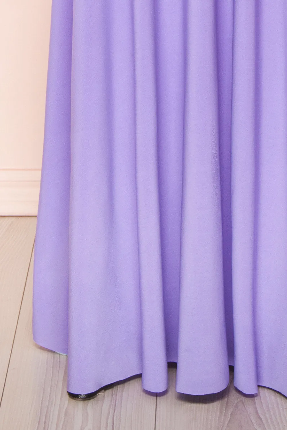 Violaine Lilac | Convertible Maxi Dress