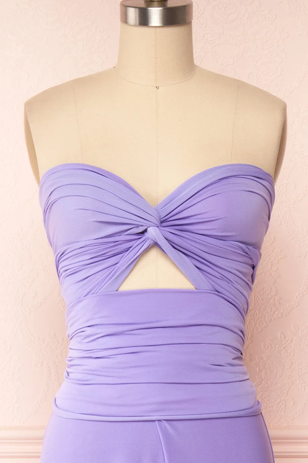 Violaine Lilac | Convertible Maxi Dress